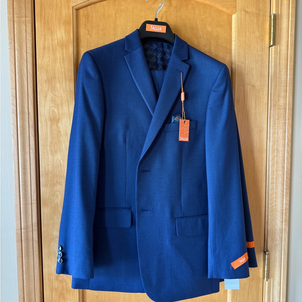Tallia Youth Boys 18 Navy suit, NWT, two available Twins, $120 each